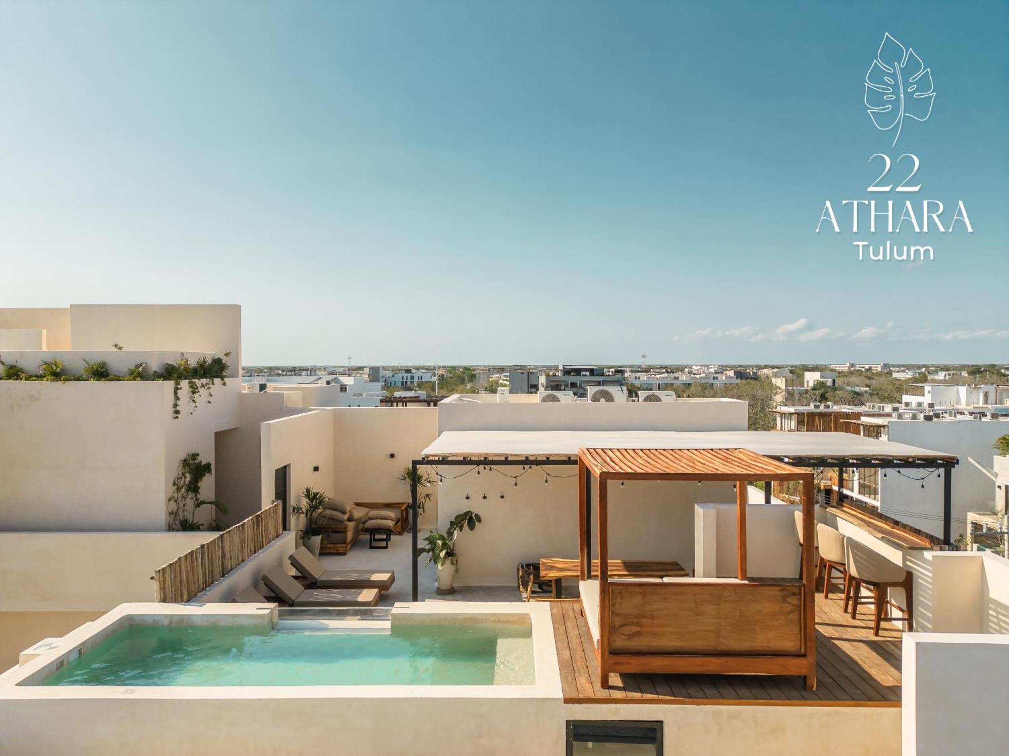 Deluxe 2-story Penthouse Pool & Bbq Rooftop Apartment Tulum